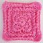 Crochet Rippling Loops Square