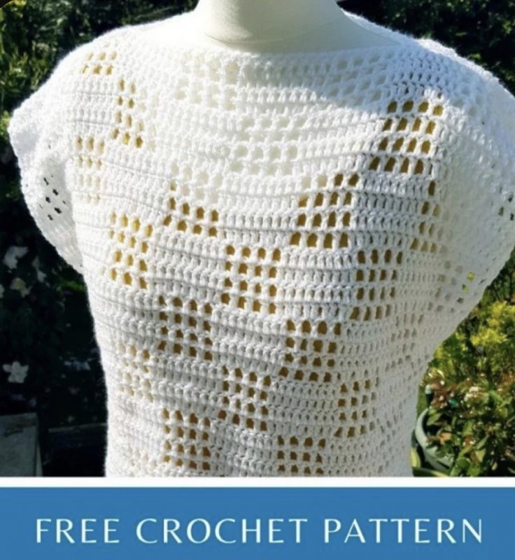 Easy Crochet Summer Top – FREE CROCHET PATTERN — All Crochet Ideas