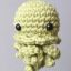 Crochet Jellyfish Keychain